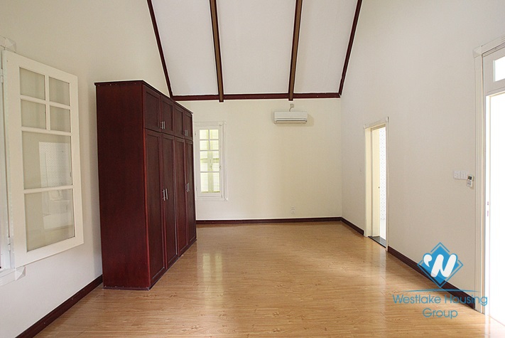 Charming house with nice garden and yard for lease in Tay Ho area.